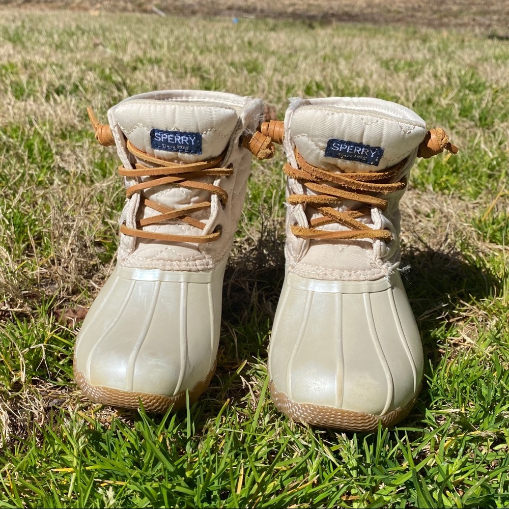 Sperry saltwater boot girls 12M